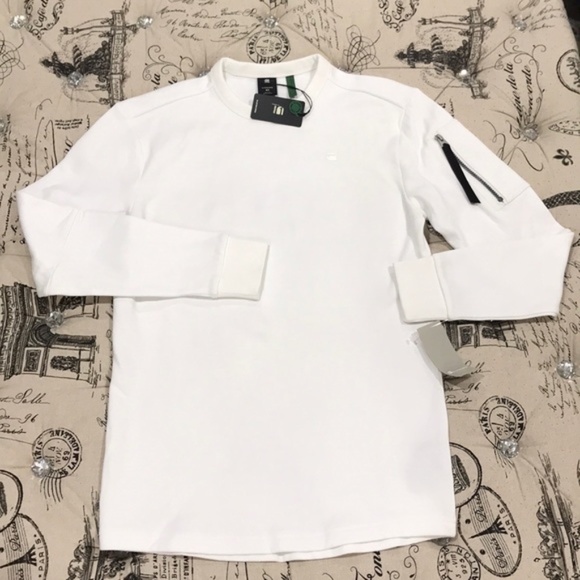 G-Star RAW Stalt zip pkt relaxed sweater - Picture 4 of 8